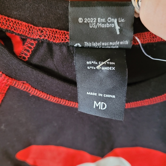 Skeleanimals Crop Long Sleeve Shirt and TRIPP NYC Arm Warmers MD - Picture 5 of 9